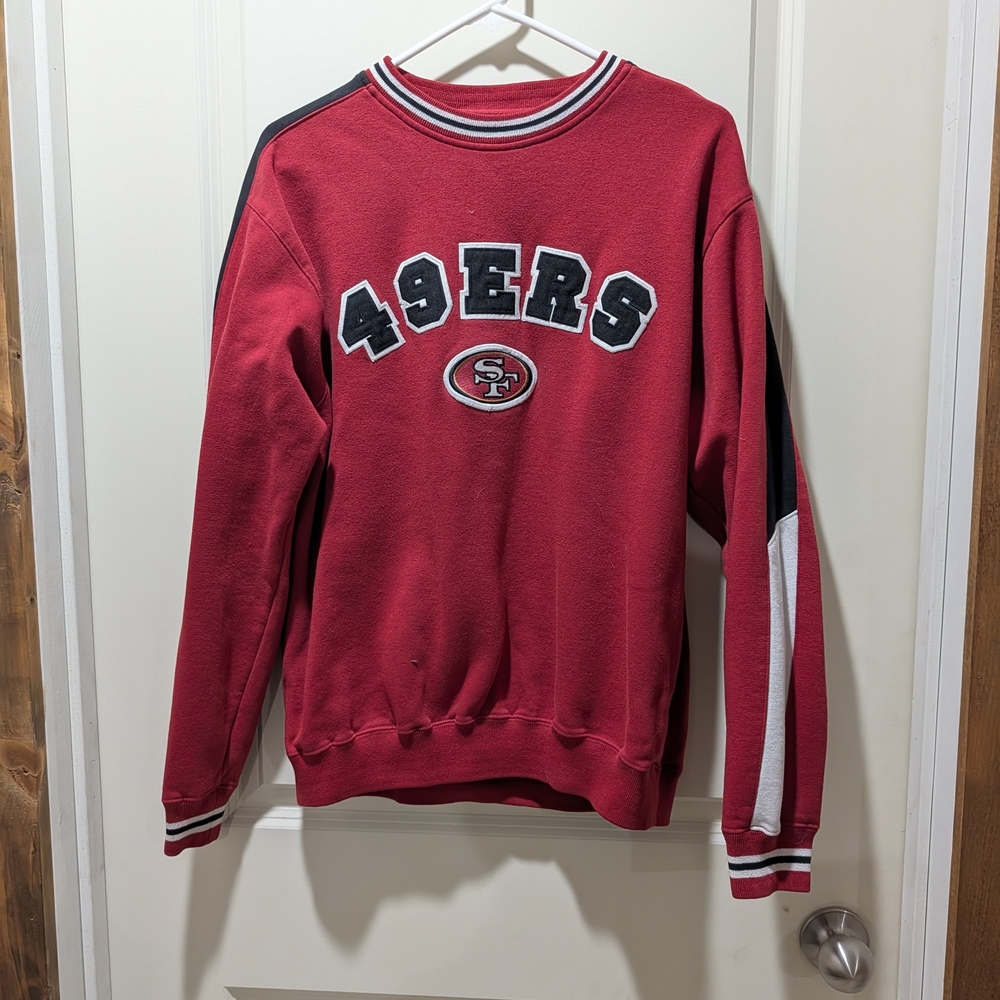 NFL 49ers Red and Black Sweatshirt